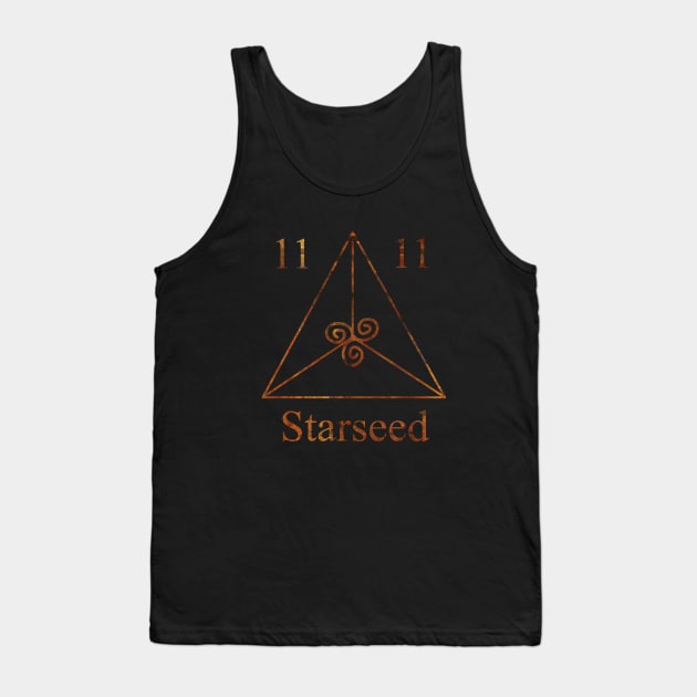 Ascension Starseed Symbol Tank Top by Bluepress